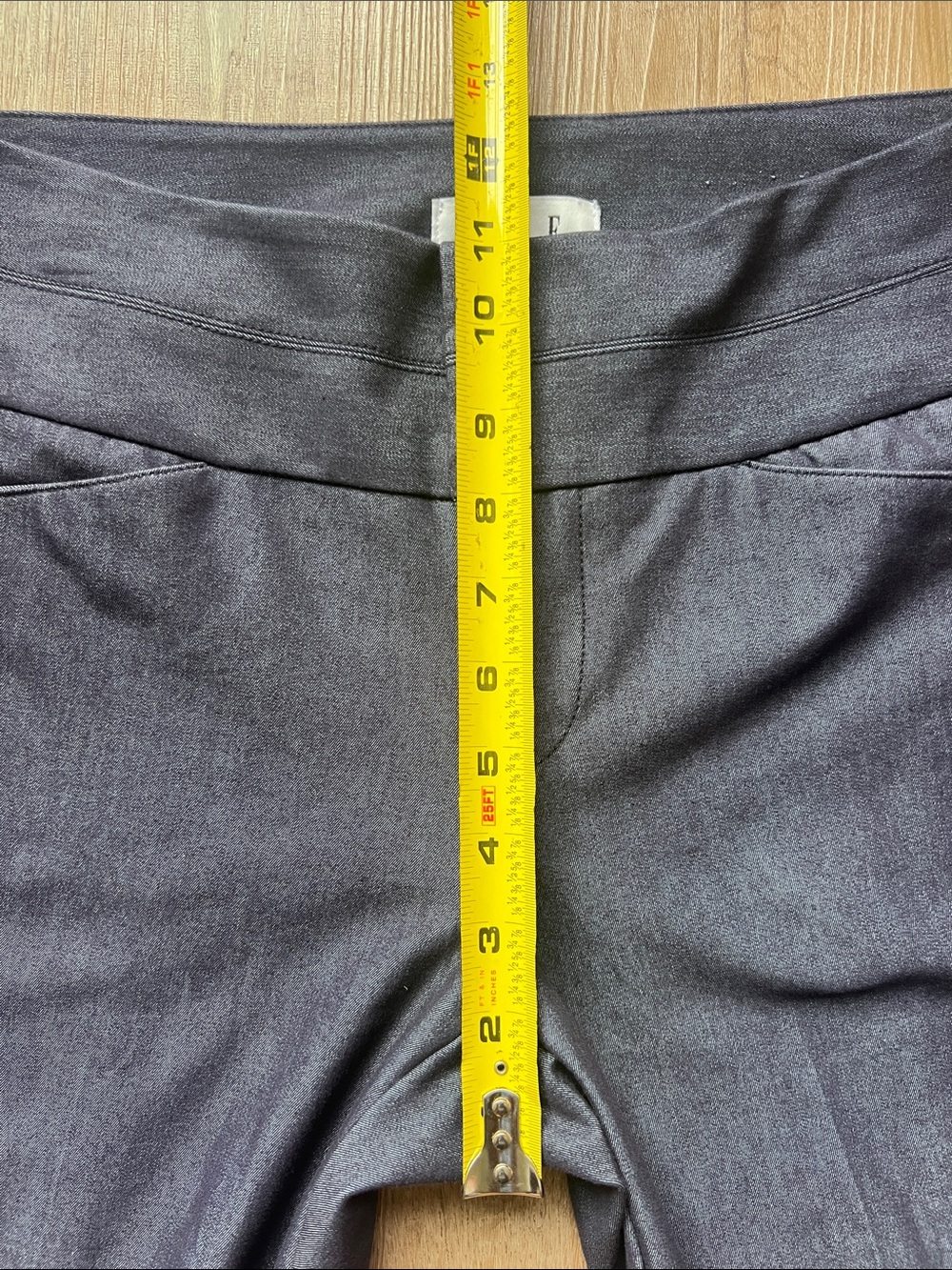 ELLE Women’s Blue High Waist Stretch Ankle Trousers Size 4 - Picture 13 of 15